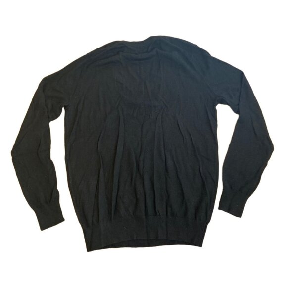 Moda International Black Silk & Cashmere Sweater L - Picture 3 of 6